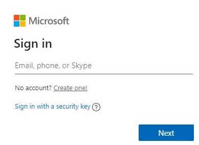 Sign In to your Microsoft Office Account.